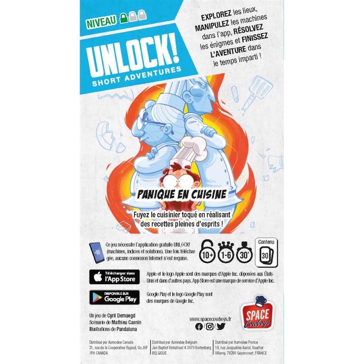 Unlock! Short Adv. 1 : Panique en cuisine