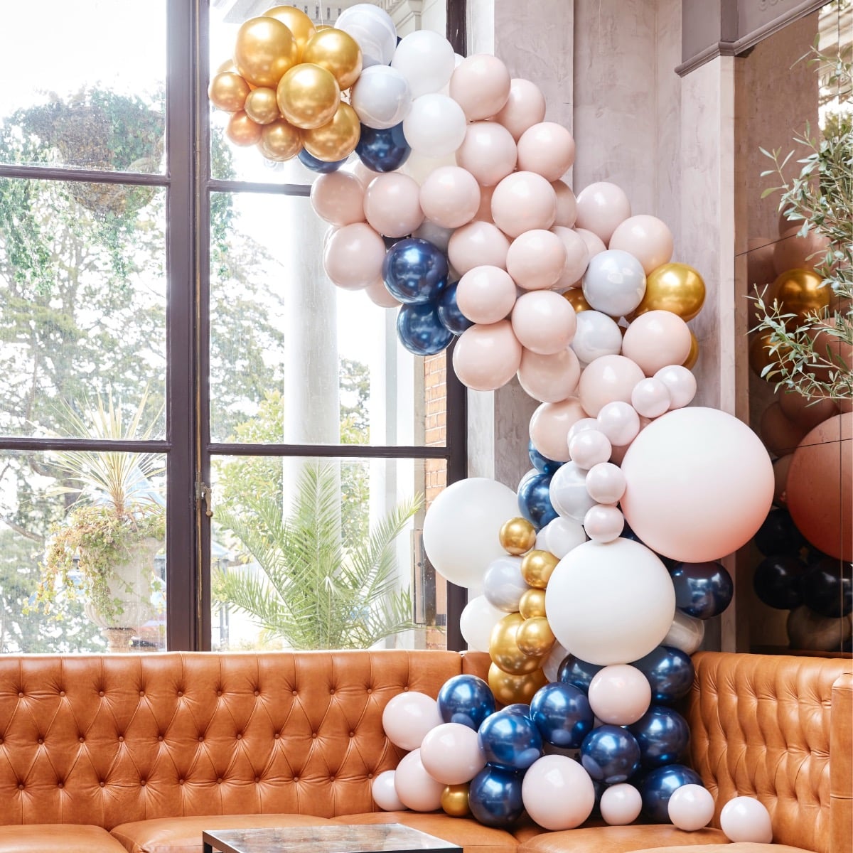 Arche de ballons Luxe Navy (205 pcs)