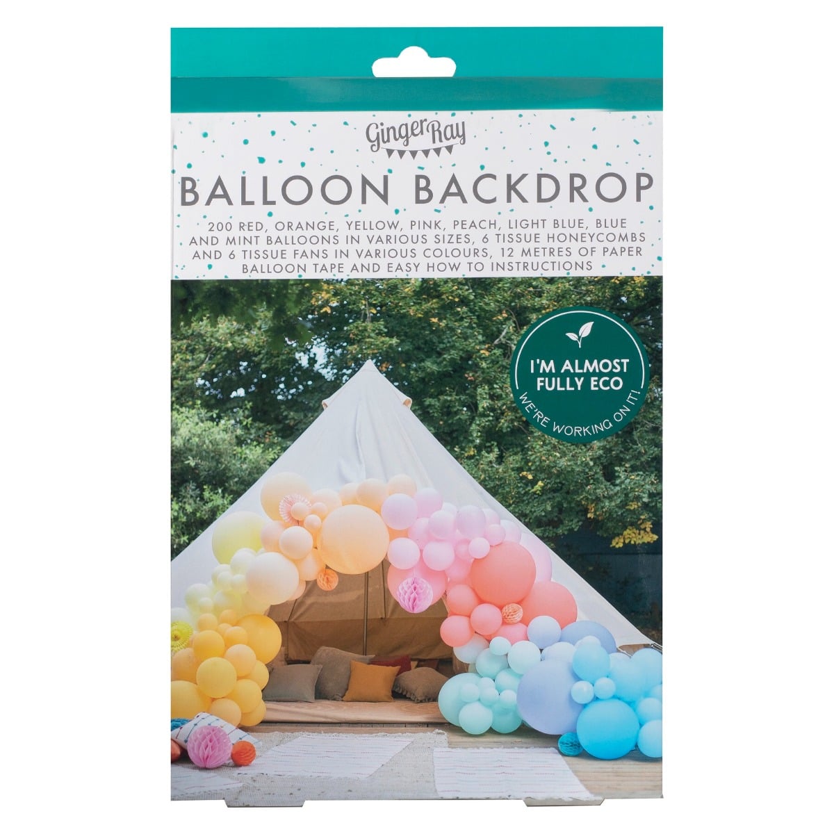 Arche de Ballons - Nids d'abeilles (200pcs)