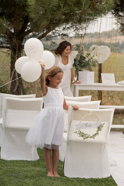 Ballons "Just Married" 23cm (8 pièces)