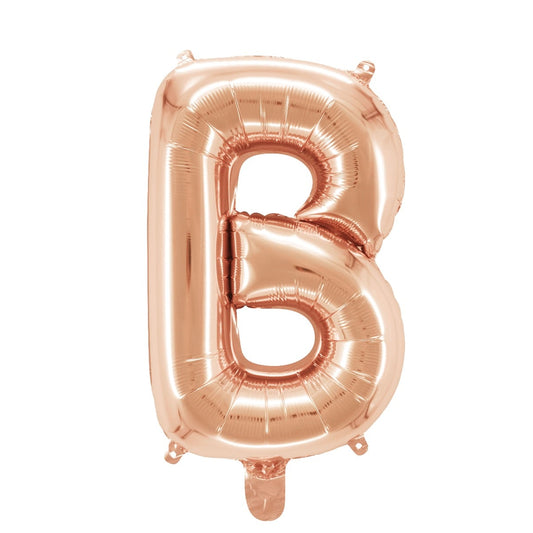 Ballon Lettre Alu 40cm Rosegold - B