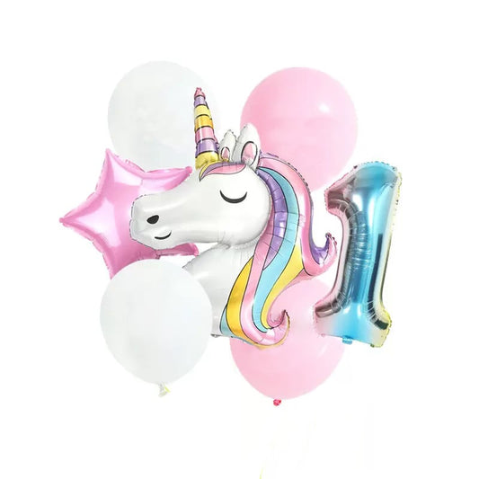 Set de ballons - Licorne
