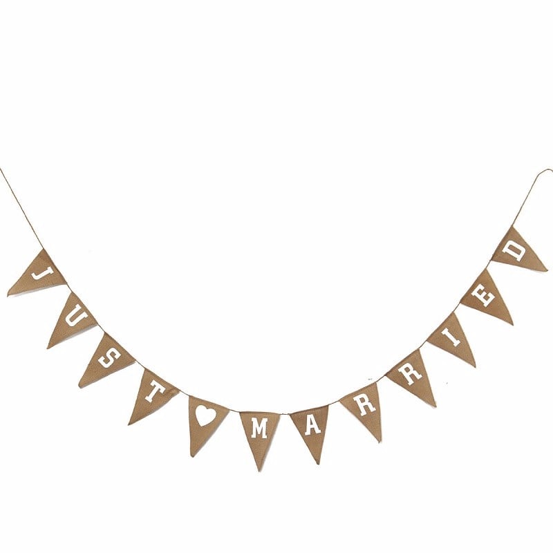 Guirlande Just Married - Triangle