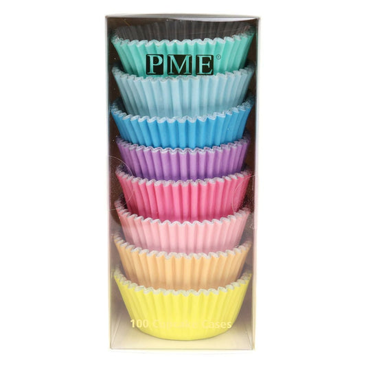 Caissettes à cupcakes - Pastel (100pcs)