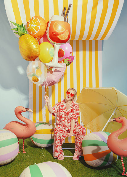 Ballon Orange Alu - 35cm