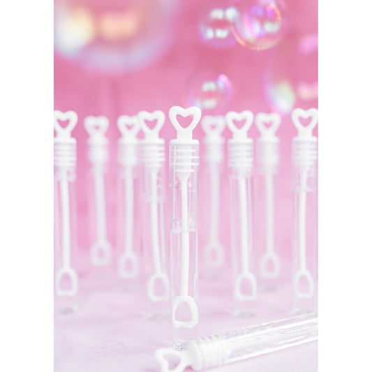 Bulles à savon - Tube Coeur (48 pcs)