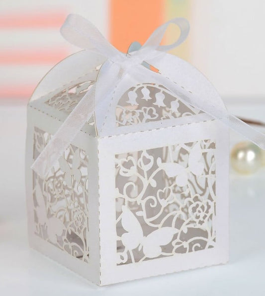 Boite à dragées "Papillon" (10 pcs)