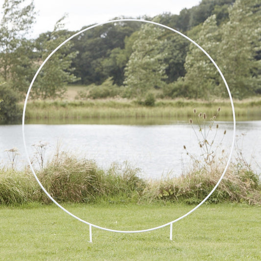 Structure Arche Ronde Blanche (2m)