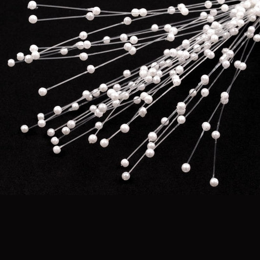 Branches perlées blanches (100pcs)