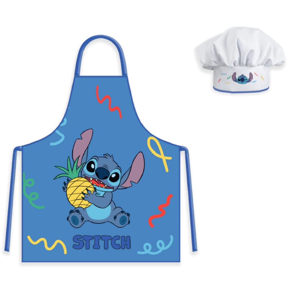Tablier et Toque Lilo & Stitch Bleu