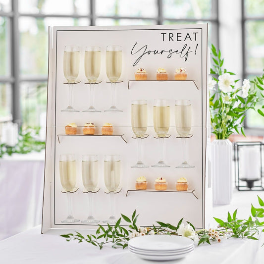 Stand Champagne et cupcake