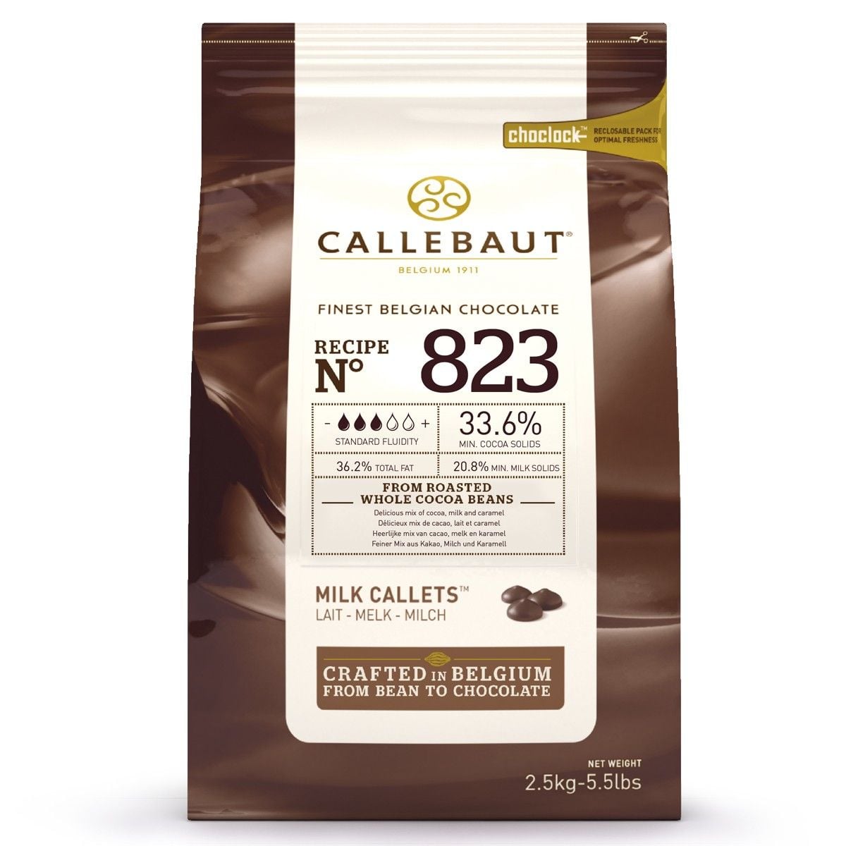 Callebaut Chocolat Lait - 2.5kg