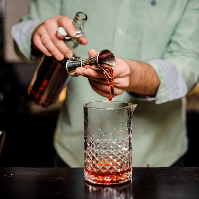 Double verre doseur à cocktail 20/40 ML en inox