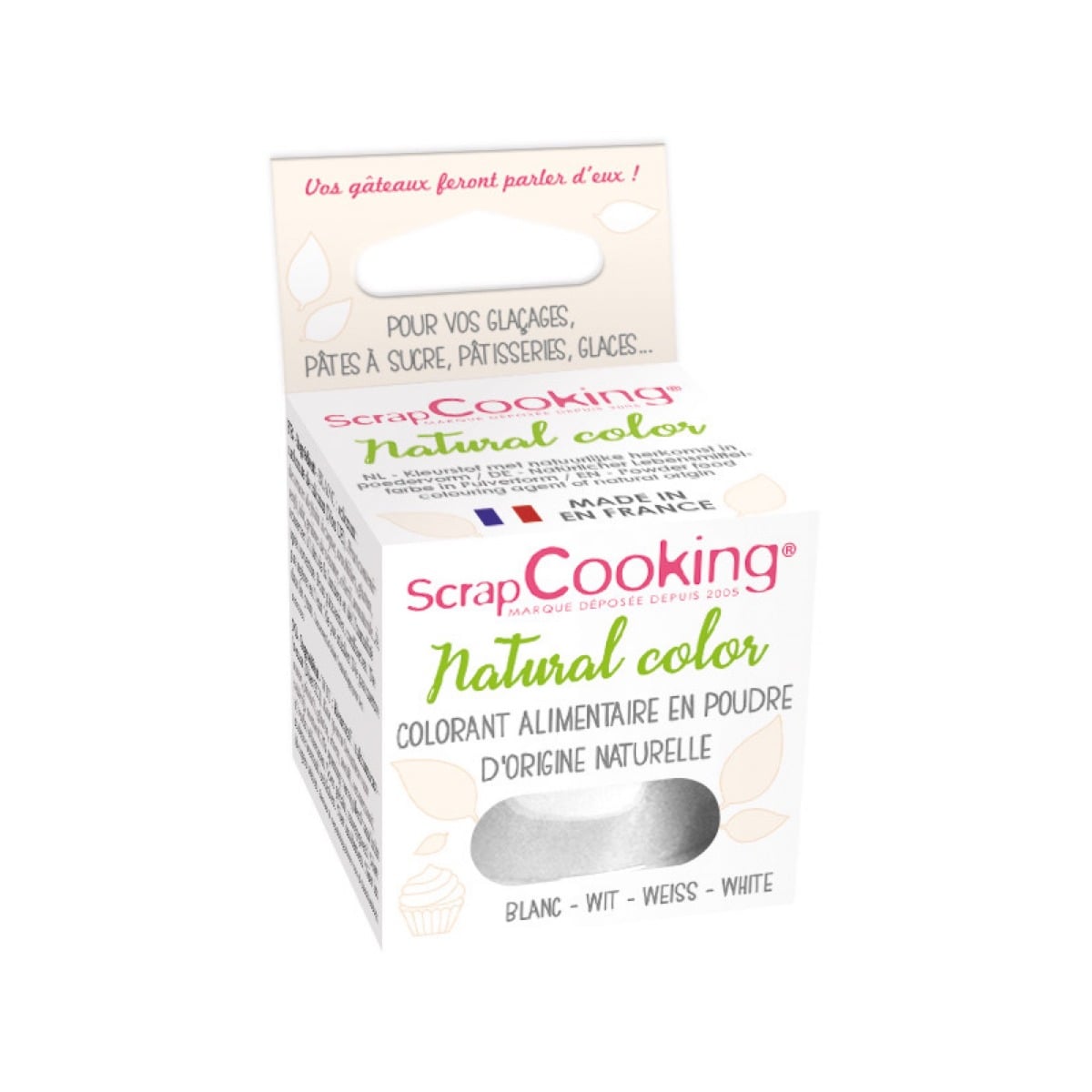Colorant Blanc poudre naturelle (10g)