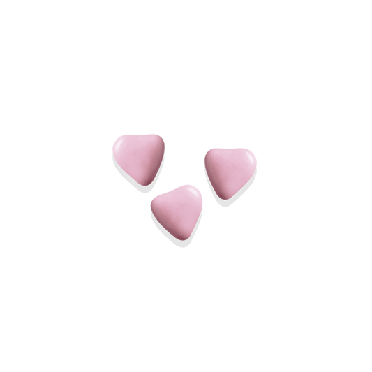 Dragées Chocolat Mini-coeurs Rose (250g)