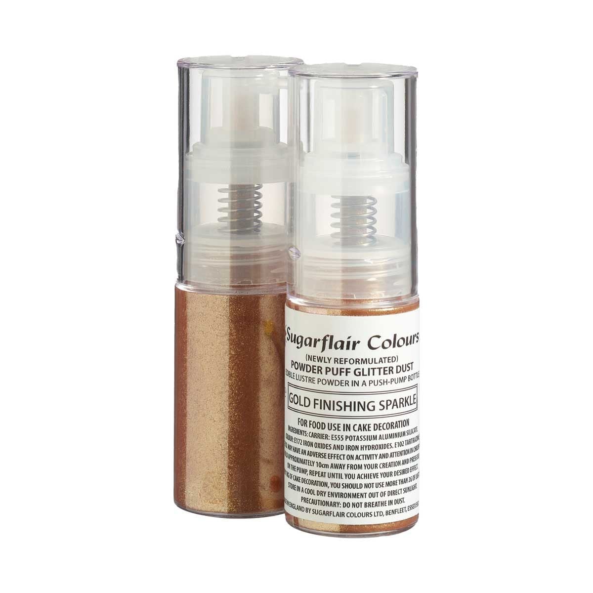 Spray poudre à paillettes - Gold Finishing Sparkle