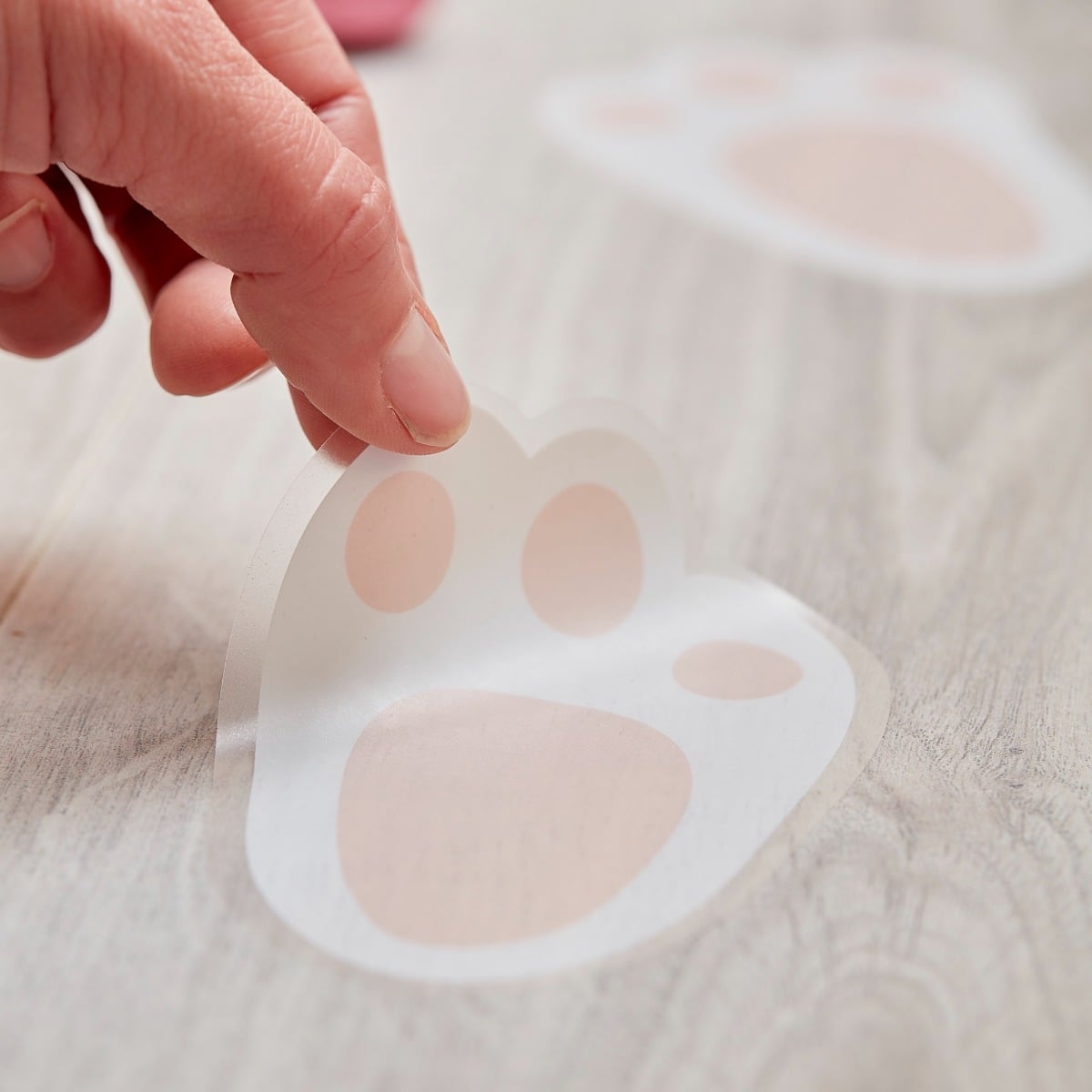 Autocollants - Pattes de lapin (10pcs)