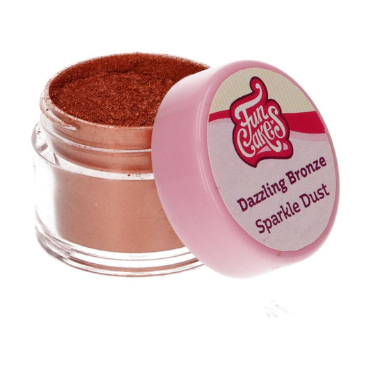 Poudre alimentaire scintillante - Bronze