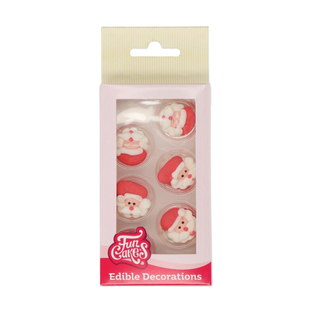 Décorations en sucre - Pères Noël (12Pcs)