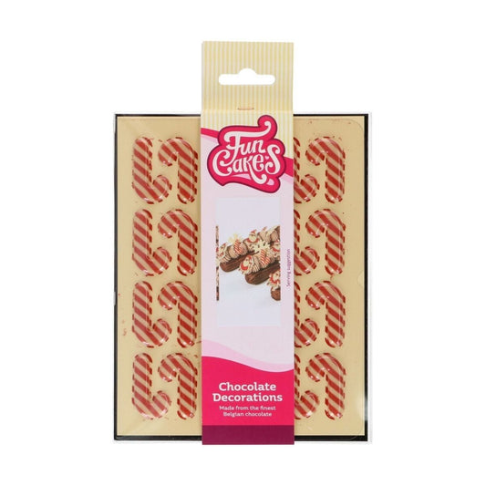 Décorations en chocolat - Canne à sucre (24pcs)