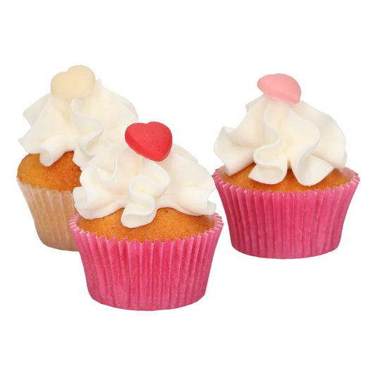 Décorations en Sucre - Cœurs Assortis (30 pièces)