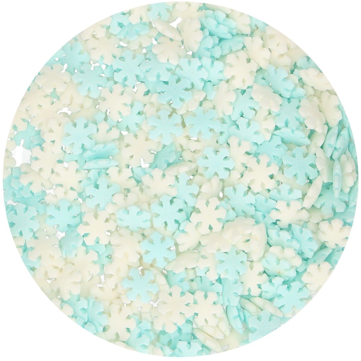 Flocons de neige - Bleu et blanc