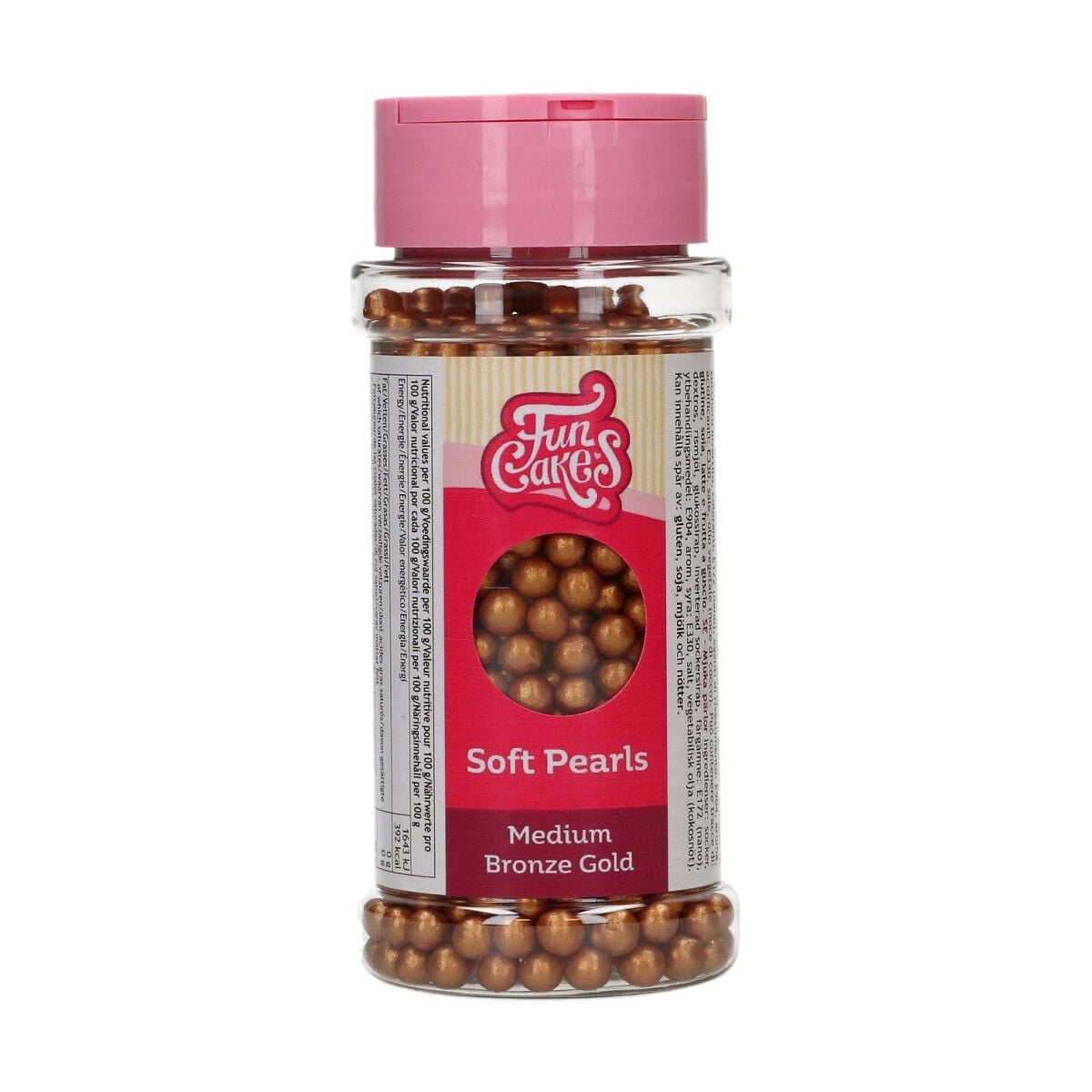 Perles souples moyennes bronze