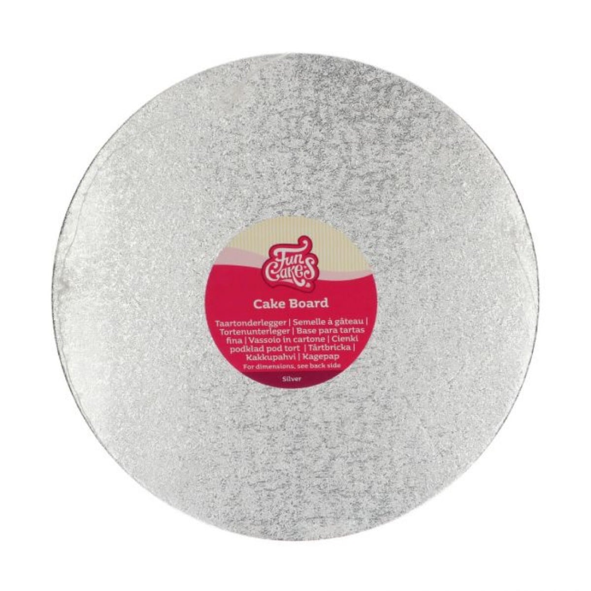 Plateau 3mm Rond 27.5cm - Argenté