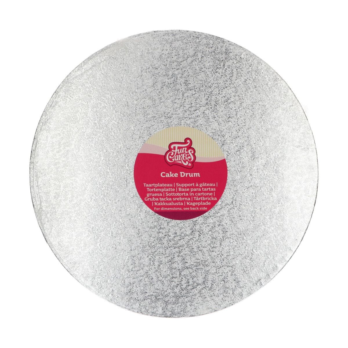 Plateau rond Argenté 30cm