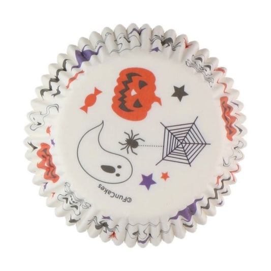 Caissettes à Cupcakes - Fantôme et Citrouille (48pcs)