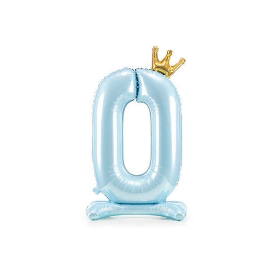 Ballon Chiffre sur pied - Bleu