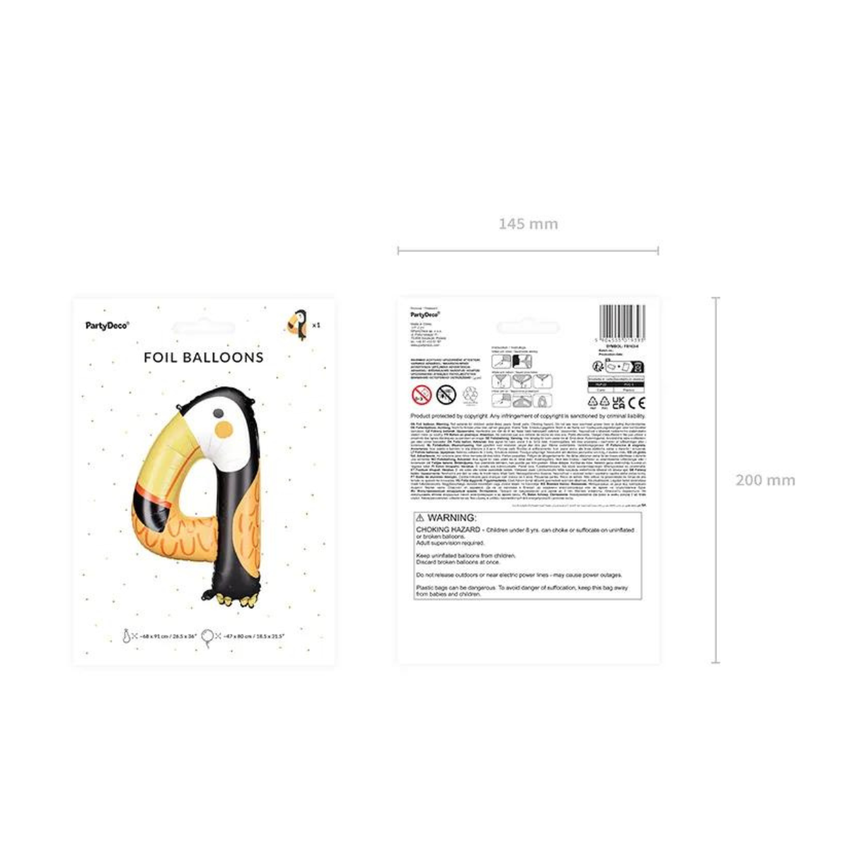 Ballon n°4 - Toucan - 80cm