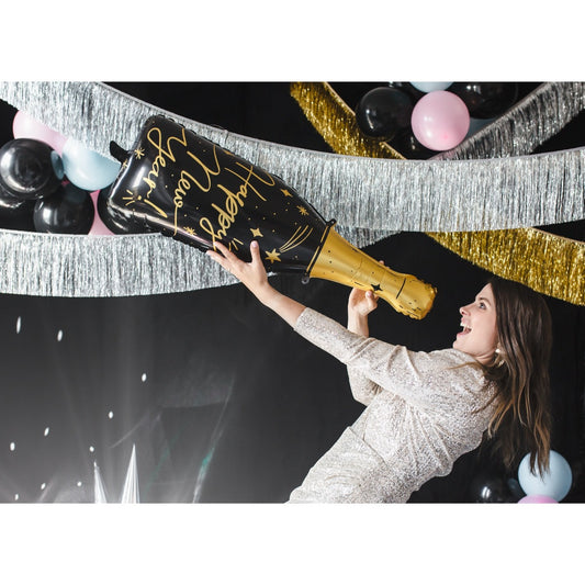Ballon en alu - Bouteille Happy New Year