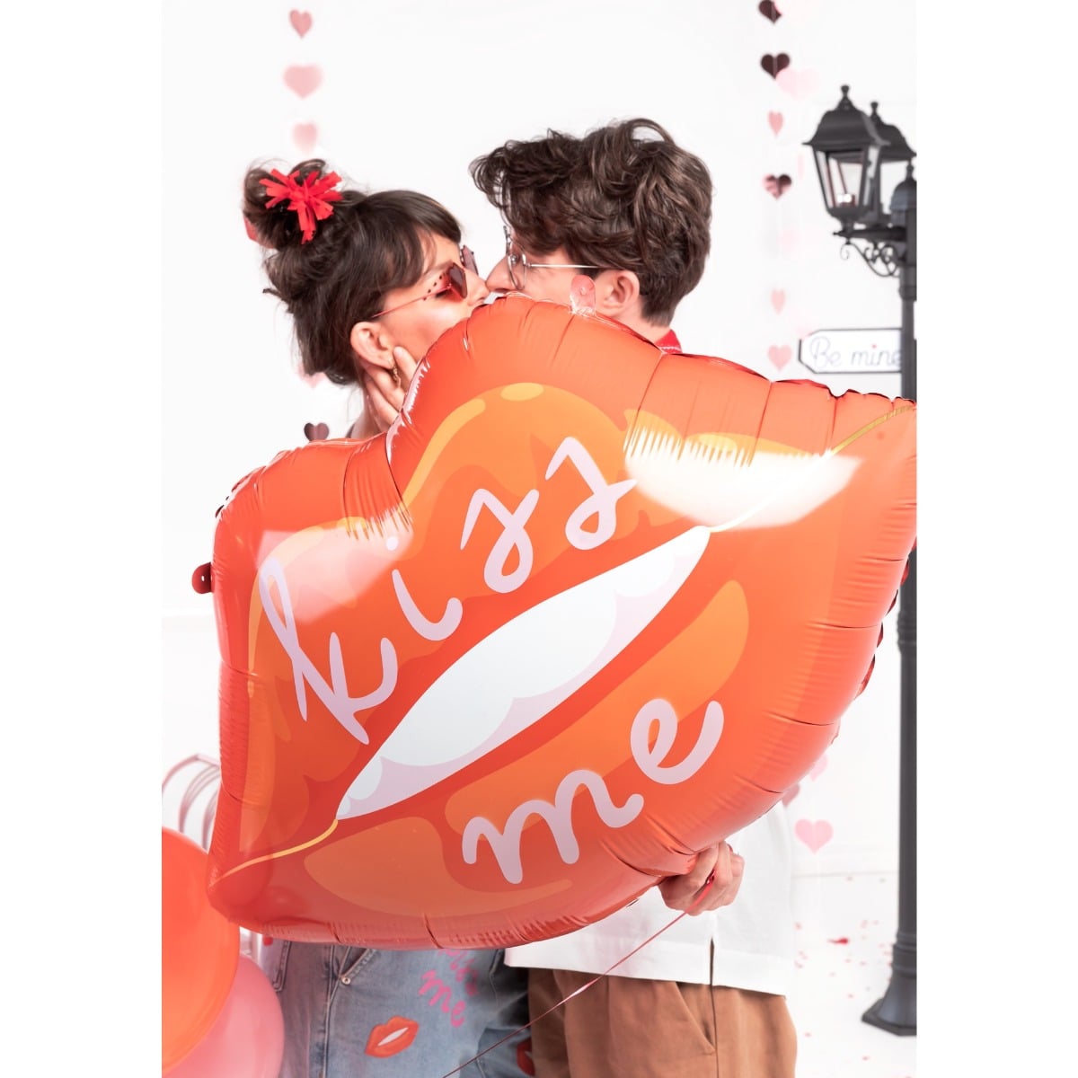 Ballon alu - Lèvre Kiss Me (86cm)