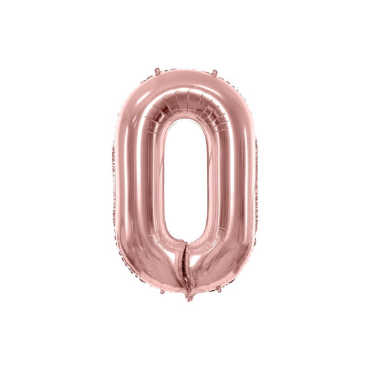 Ballon Chiffre Alu 86cm Rosegold - 0