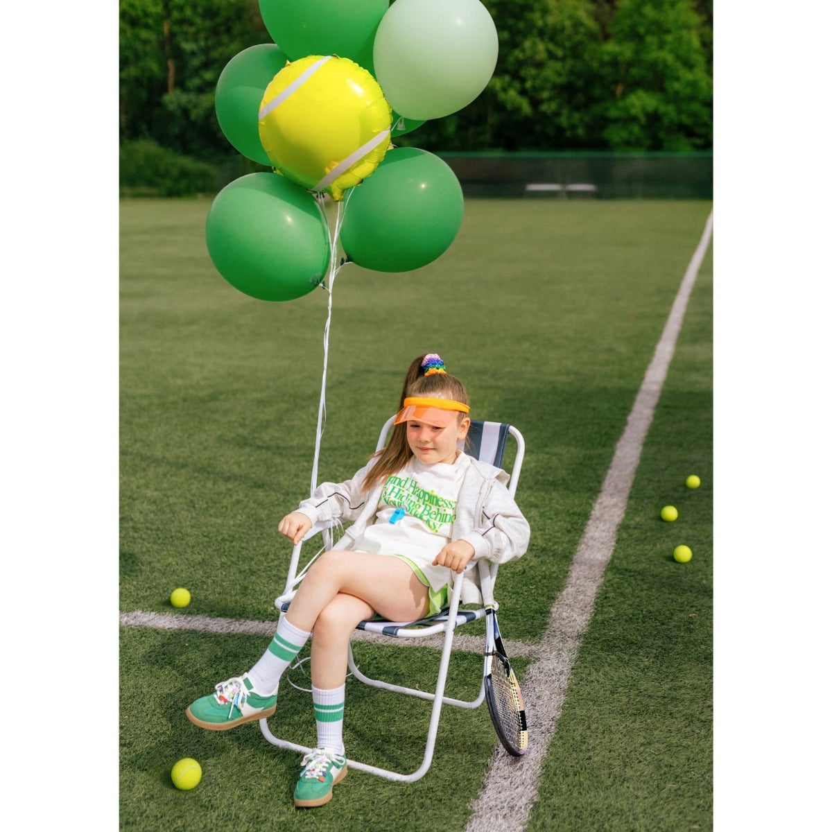 Ballon alu - Balle de tennis