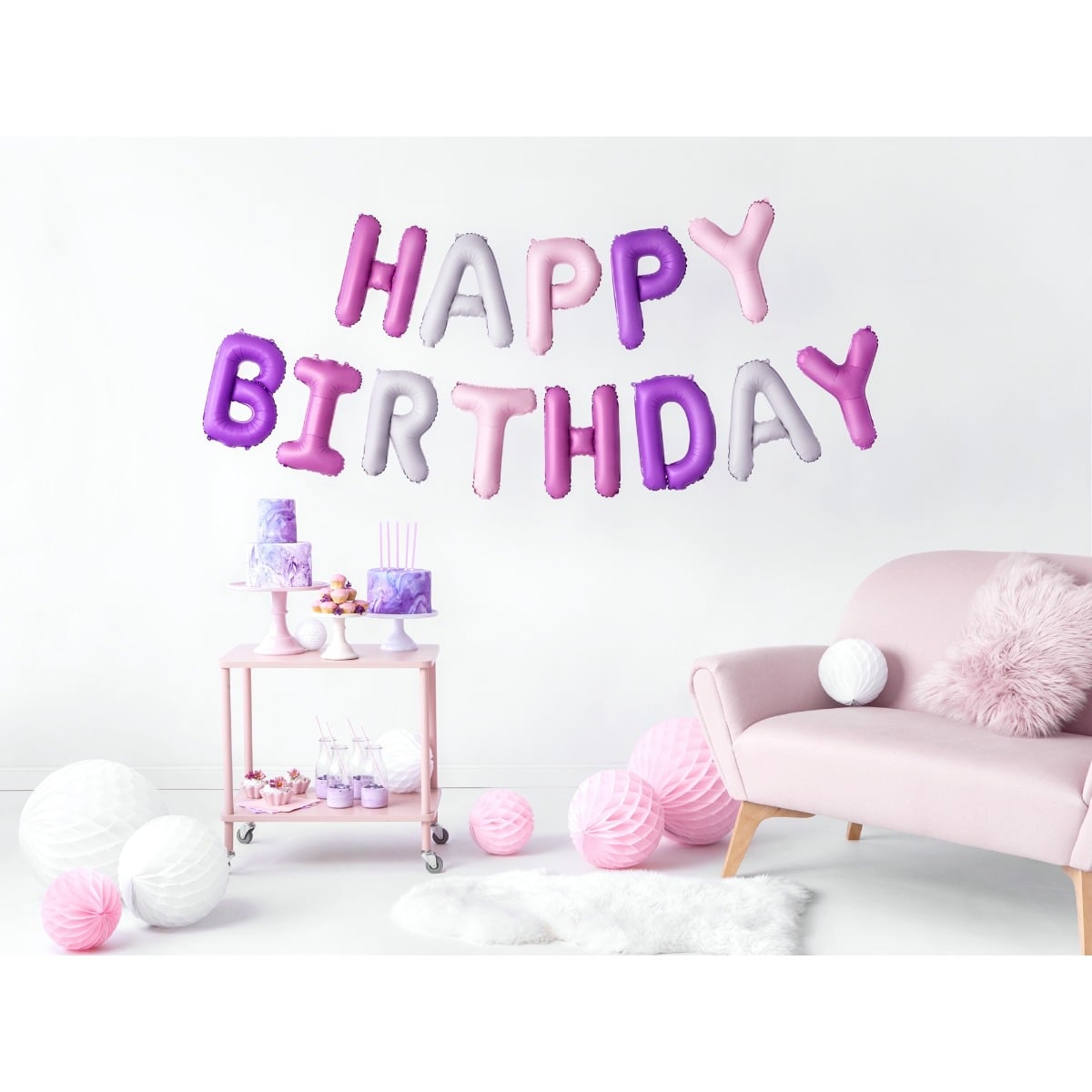 Set Ballons Happy Birthday Mix