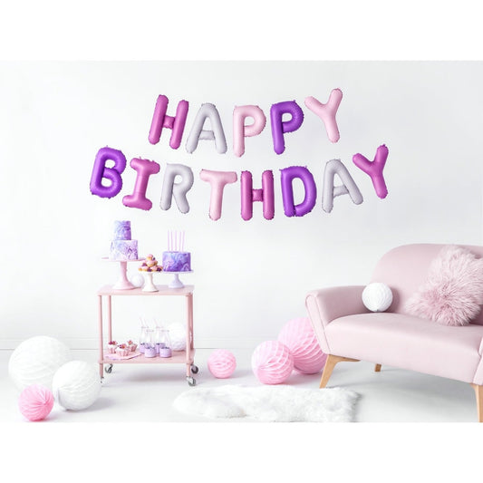 Set Ballons Happy Birthday Mix