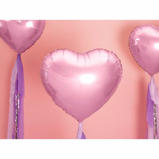 Ballon Coeur Rose clair 45cm