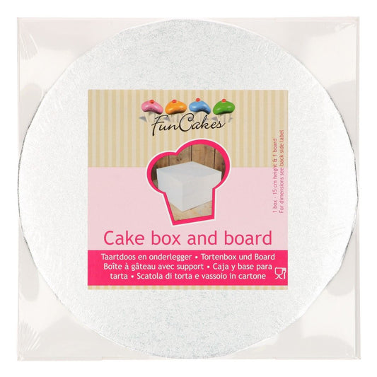 Boîte à gâteaux et Cake board rond 30x30x15cm