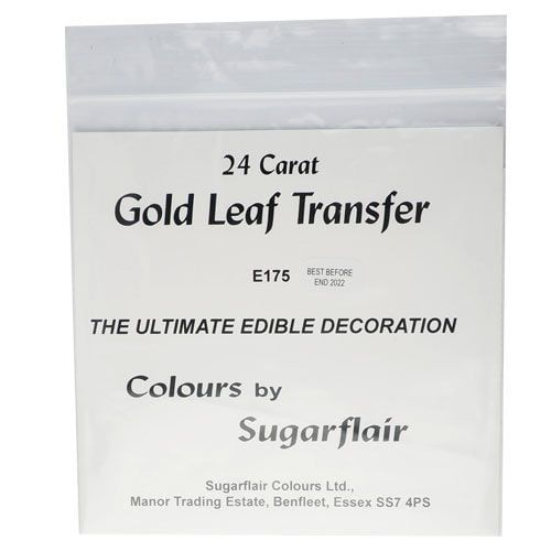 Feuilles d'or 24 carats (1pc)