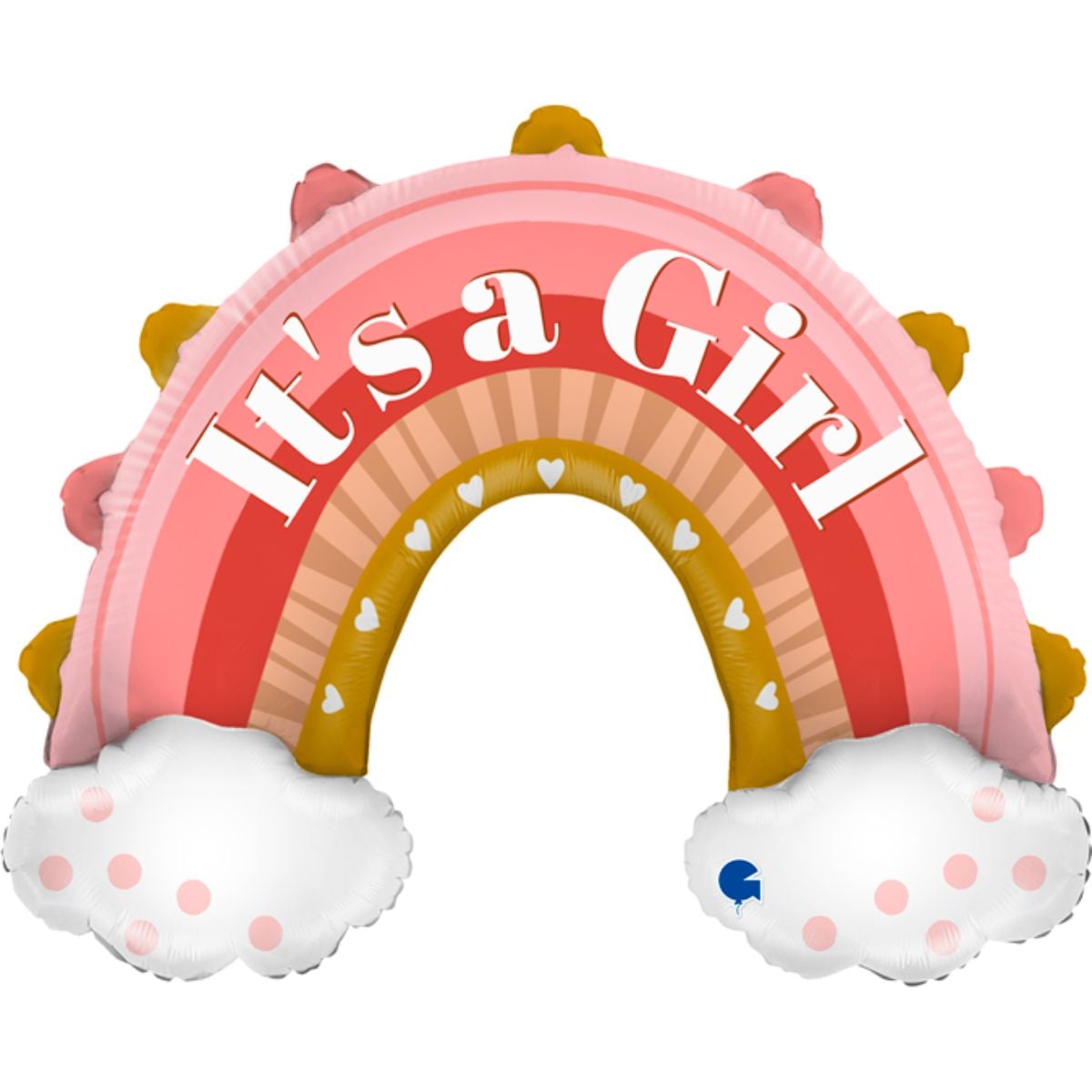 Ballon Alu - Arc-en-Ciel - It's a Girl (79cm)