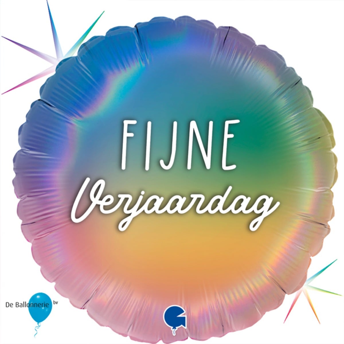 Ballon alu - Fijne Verhaardag