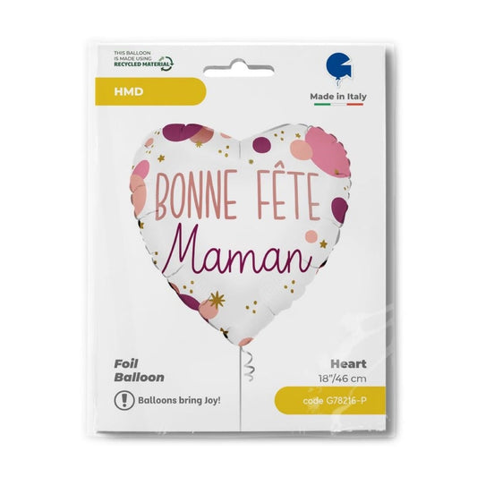 Ballon alu - Bonne fête Maman