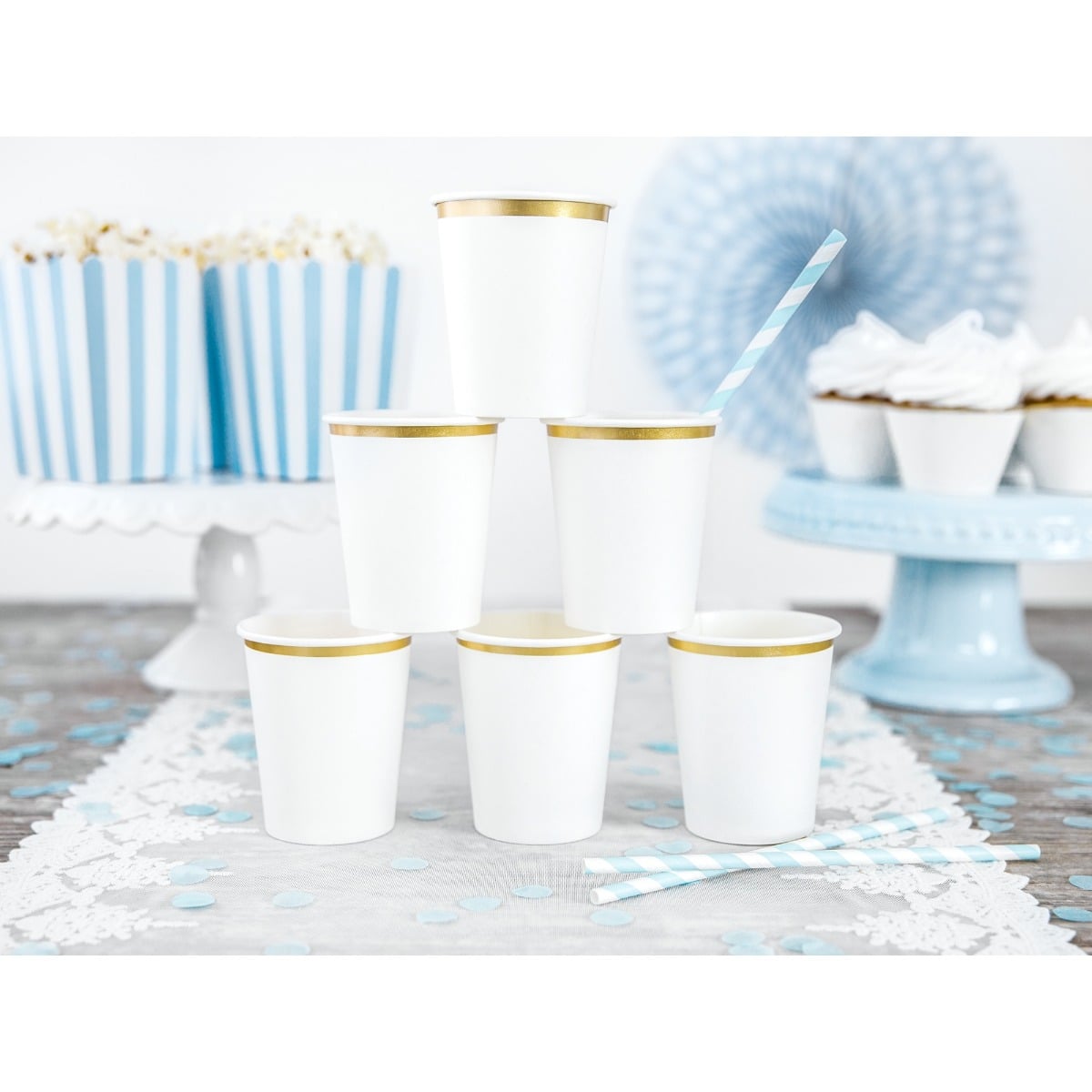 Gobelets Blanc (6pcs)