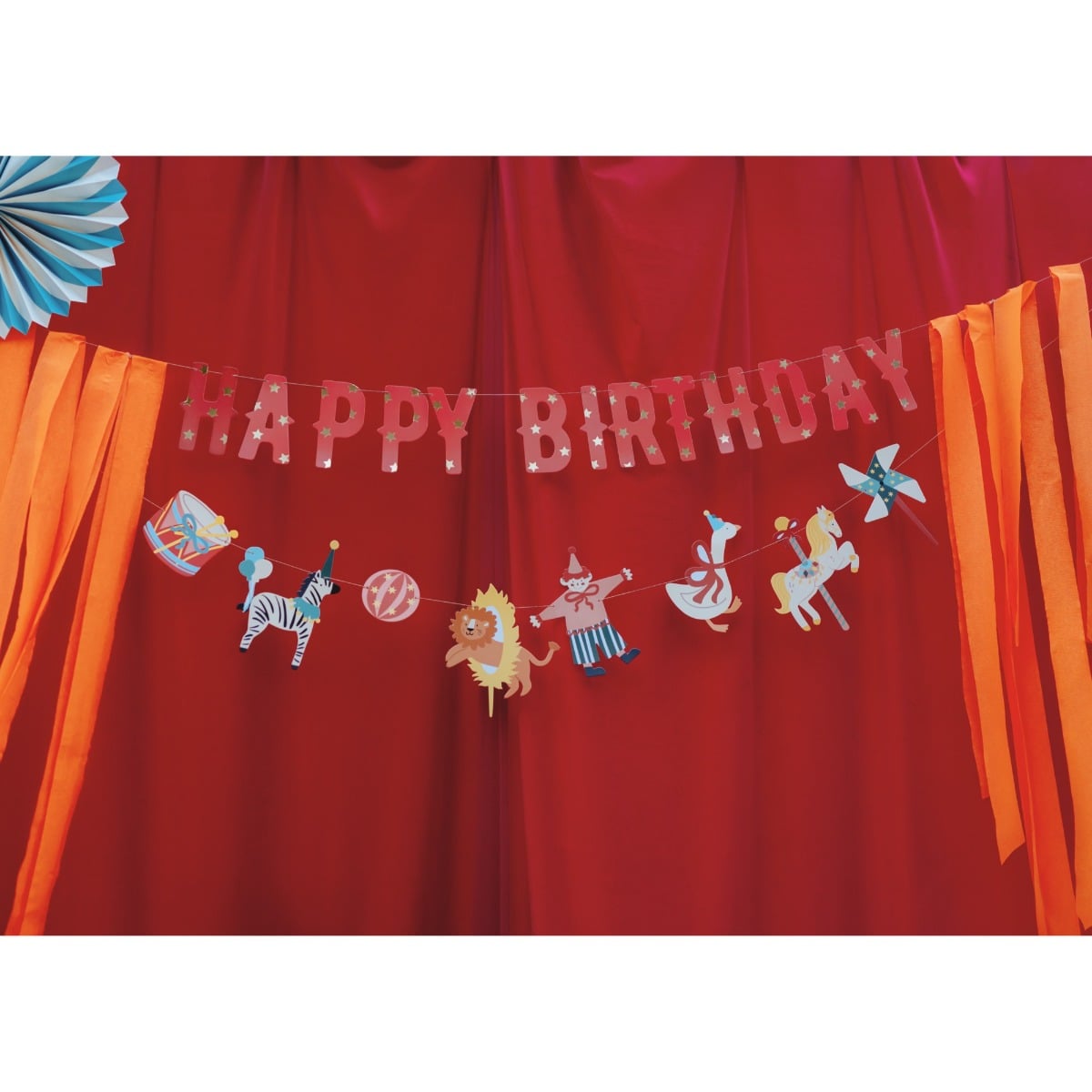 Guirlande "Happy Birthday" - Cirque
