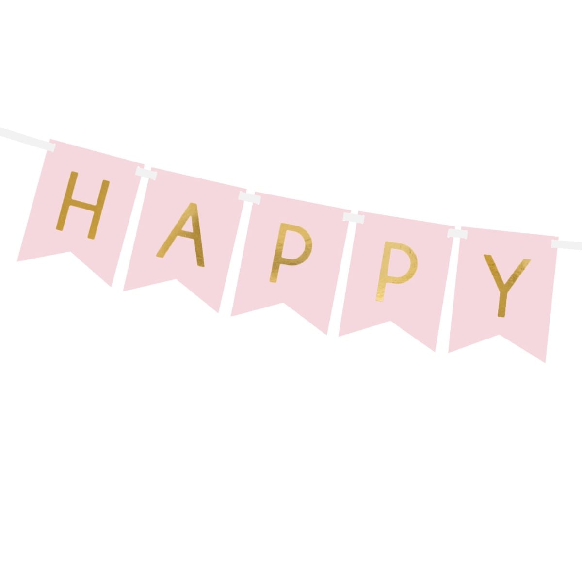Guirlande "Happy Birthday" - Rose