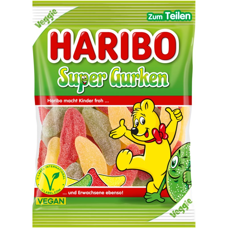 Haribo Super Gurken veggie (sachet 175 g)