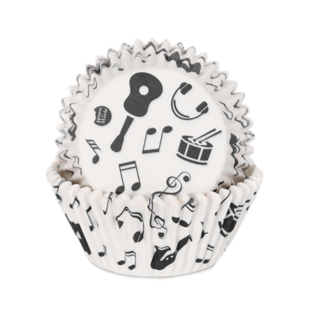 Caissettes à Cupcake - Musique (48 pcs)