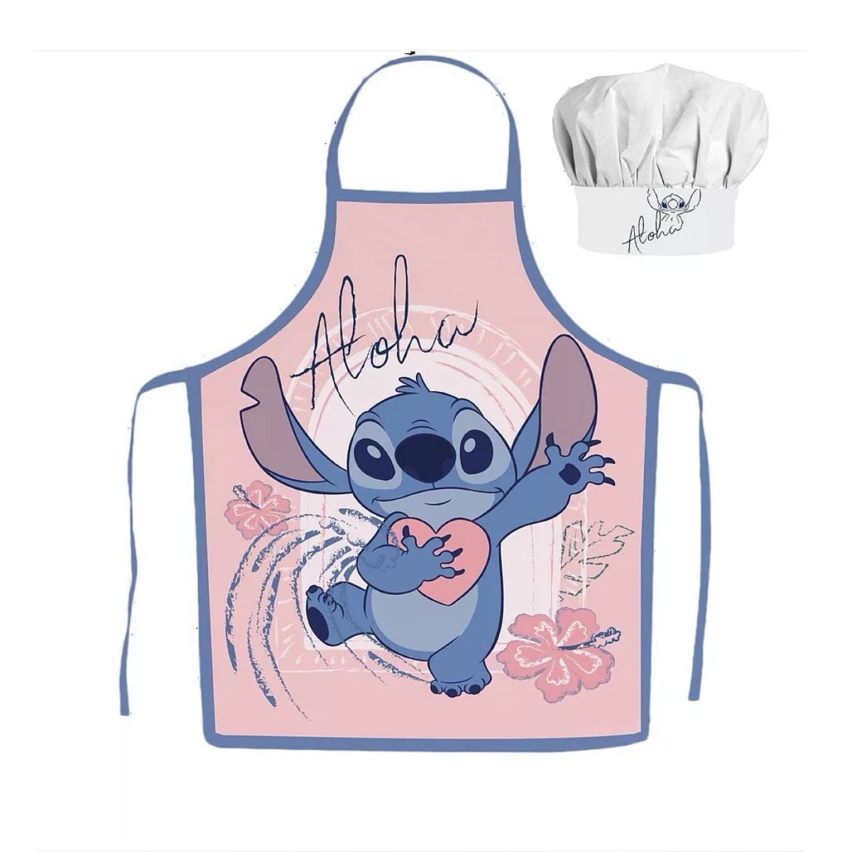 Tablier et Toque Lilo & Stitch Aloha